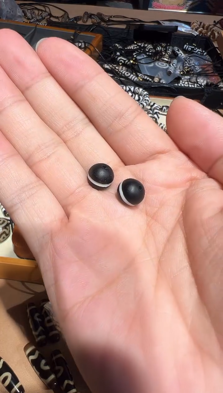 【闪购商品】玛瑙/玉髓颈饰未镶嵌一对