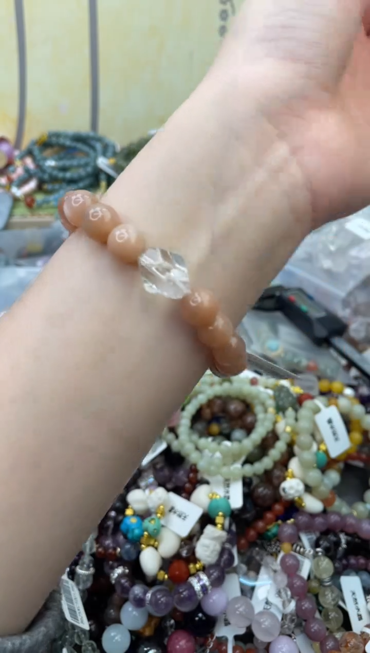 未镶嵌手链日光石304