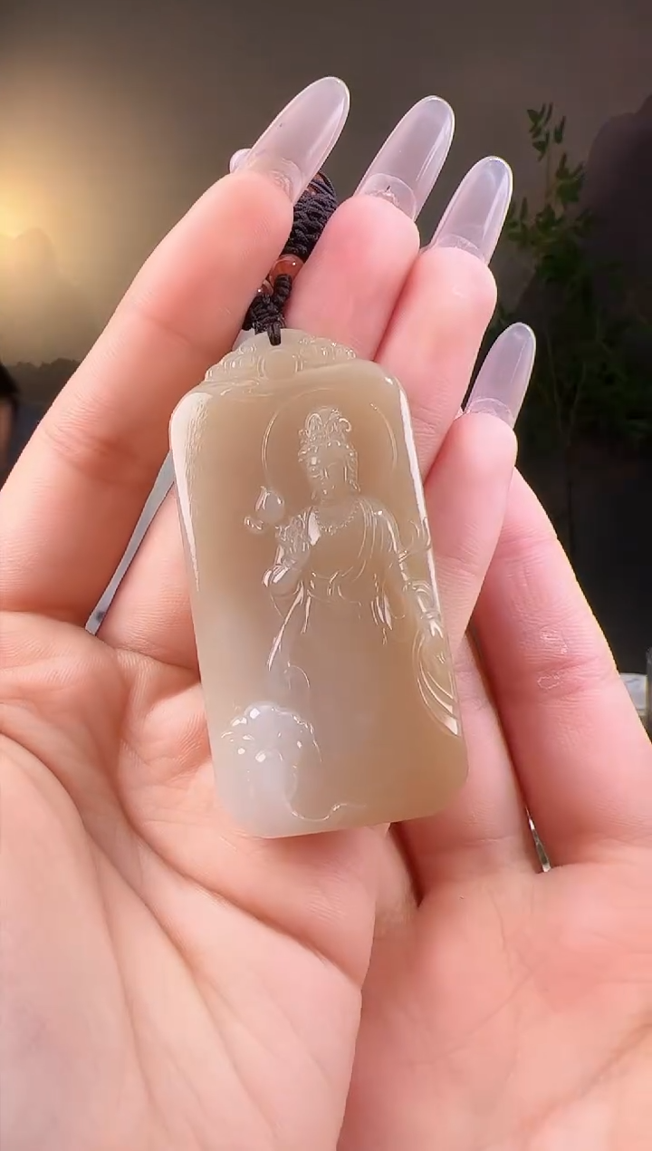 【闪购商品】和田玉颈饰未镶嵌观音151