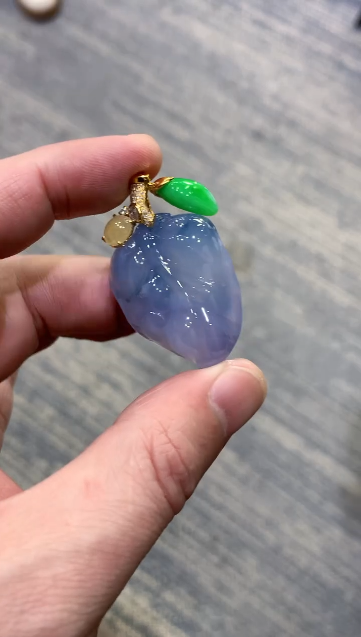 颈饰未镶嵌翡翠天然A货翡翠