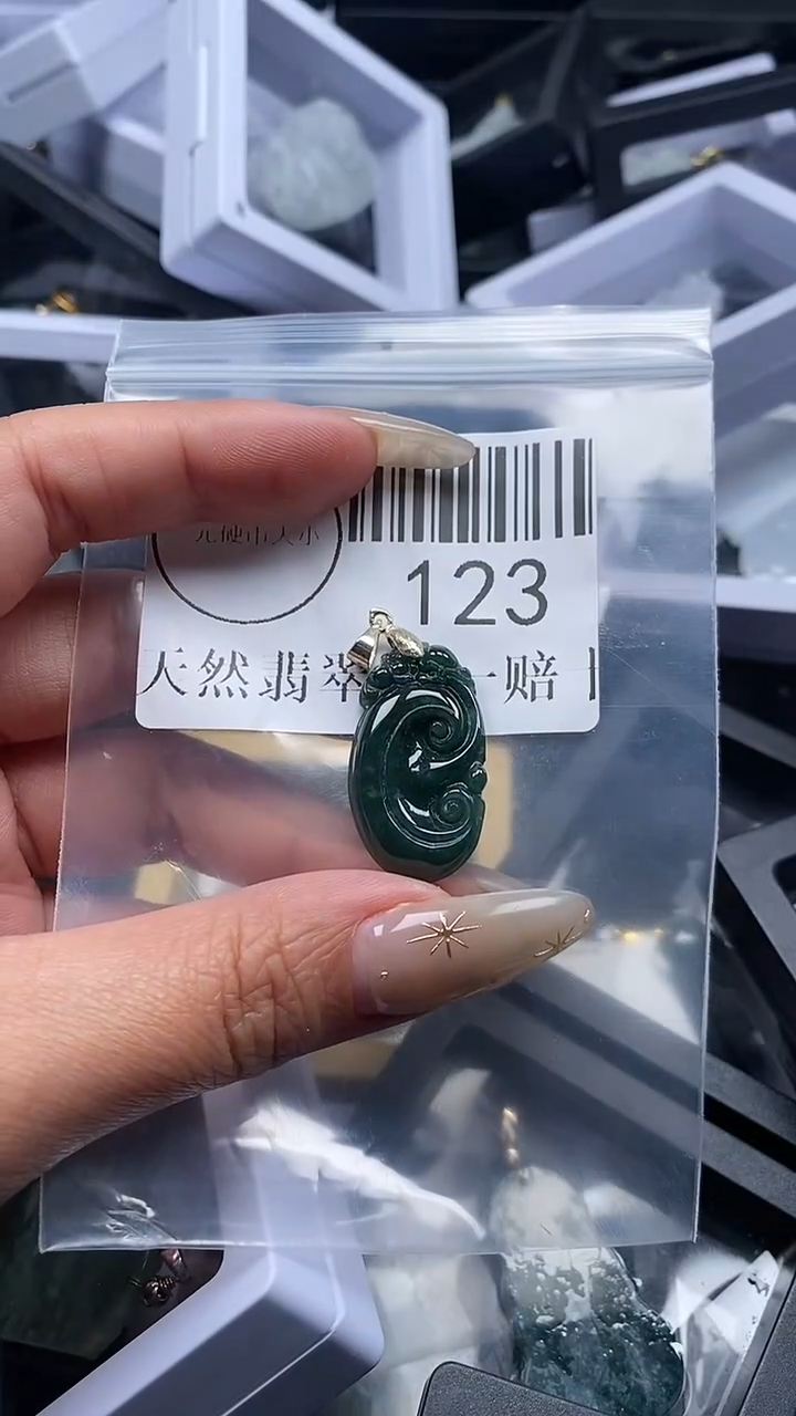 颈饰未镶嵌翡翠123