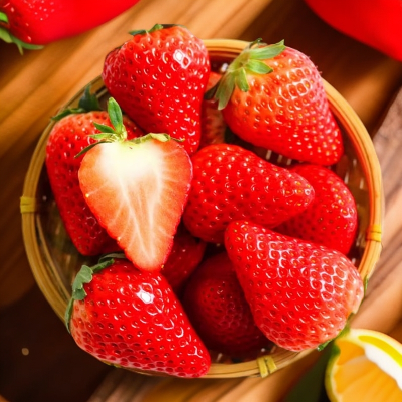 【买二送一】正宗长丰99红颜草莓新鲜当季水果红颜奶油香甜饱满草莓现摘现发