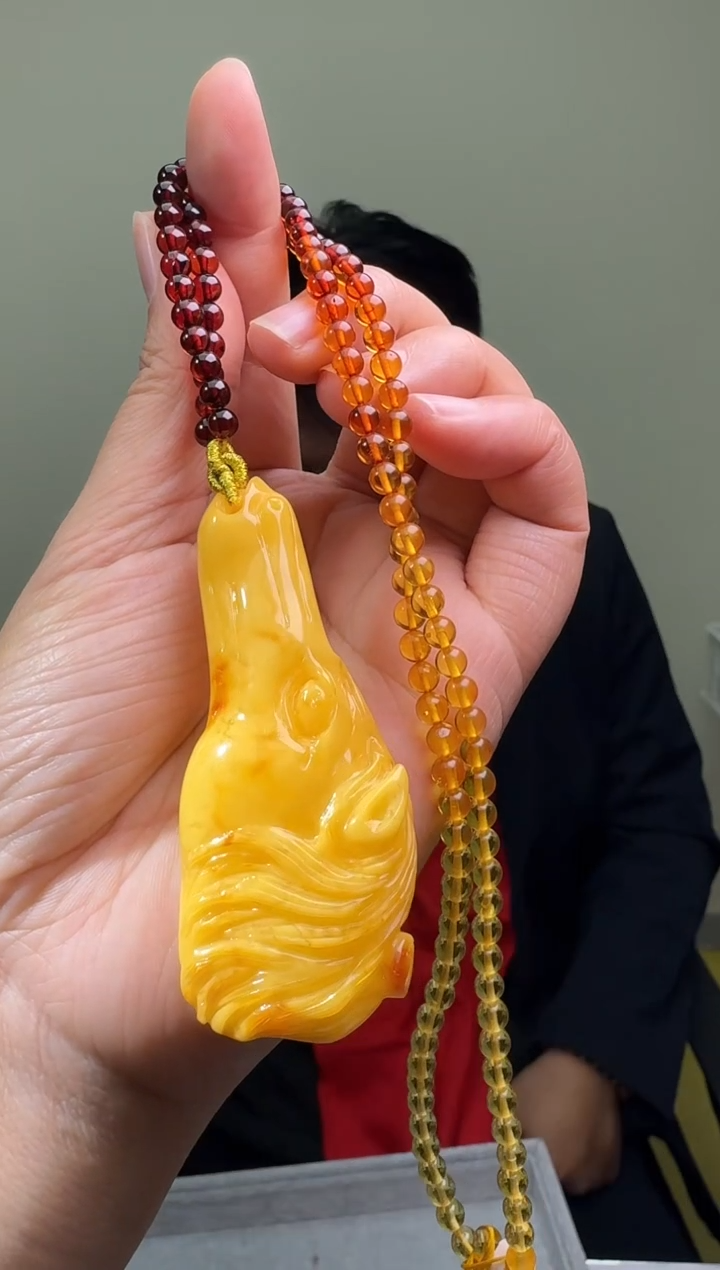 【闪购商品】琥珀颈饰未镶嵌多样性发一件762