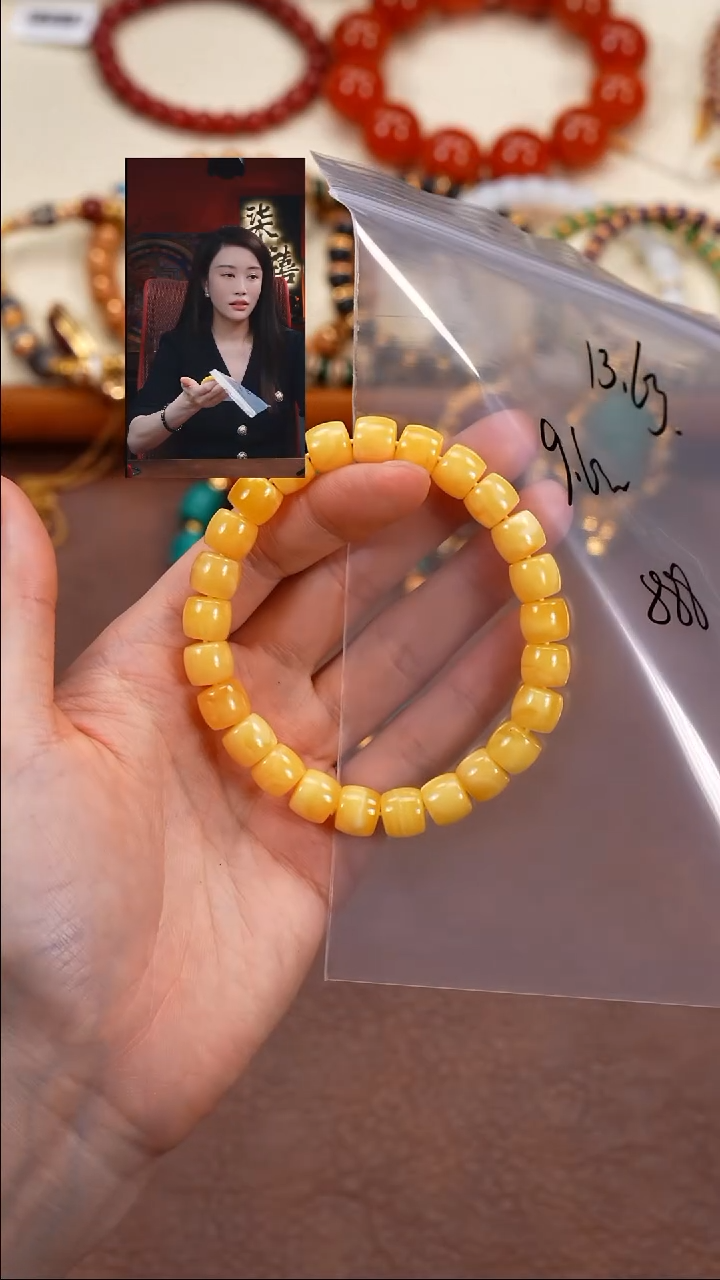 手串蜜蜡未镶嵌零***、柒禧文玩回血好物