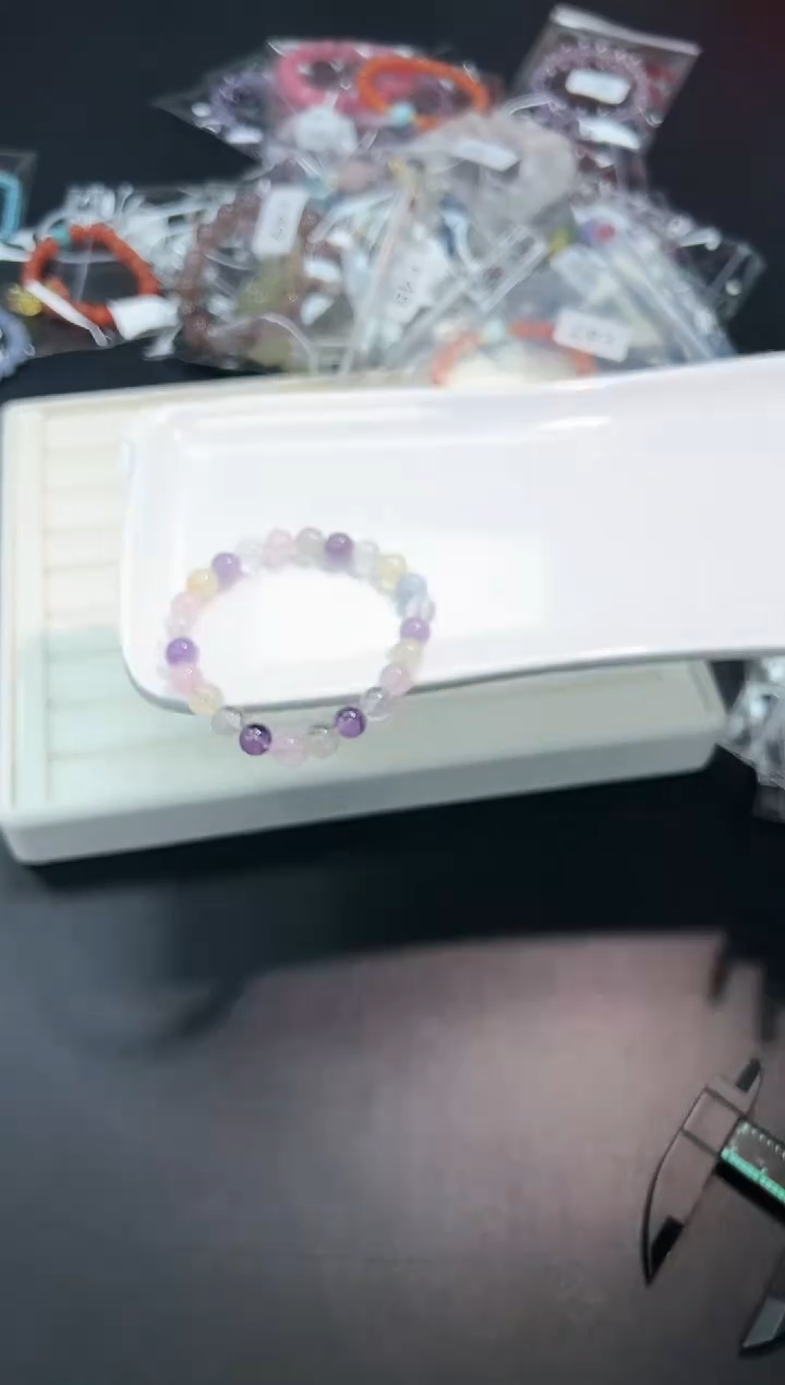 【闪购商品】水晶手串未镶嵌50r多样性发其一/1条默认微瑕