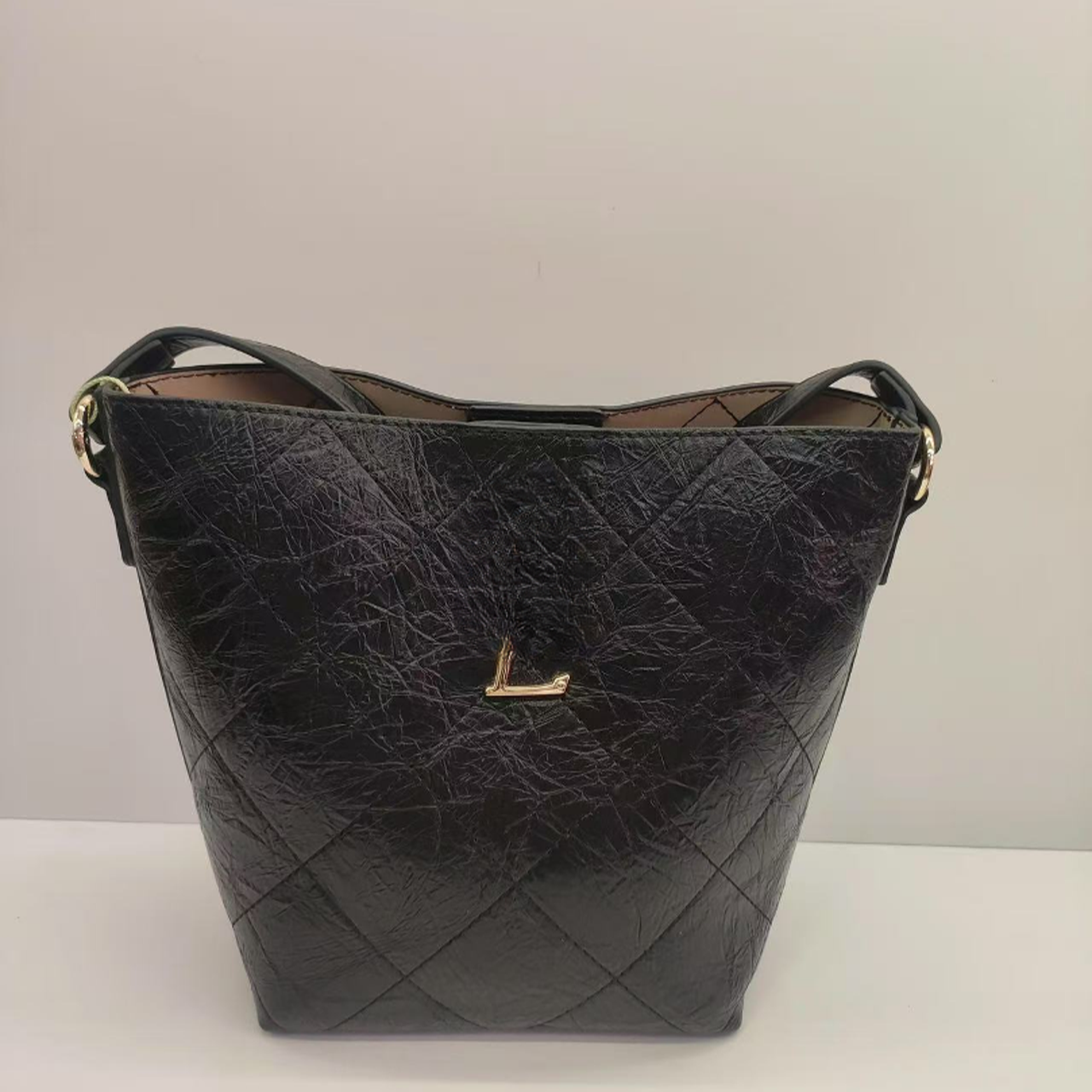 （老何专属）9014 黑色 当季新品 高品质 女士手提背包 挎包