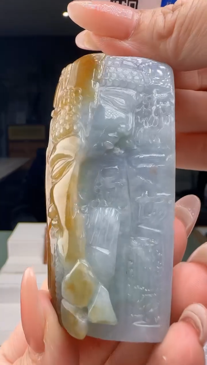 【闪购商品】翡翠颈饰未镶嵌YJ@@960Q3J10426