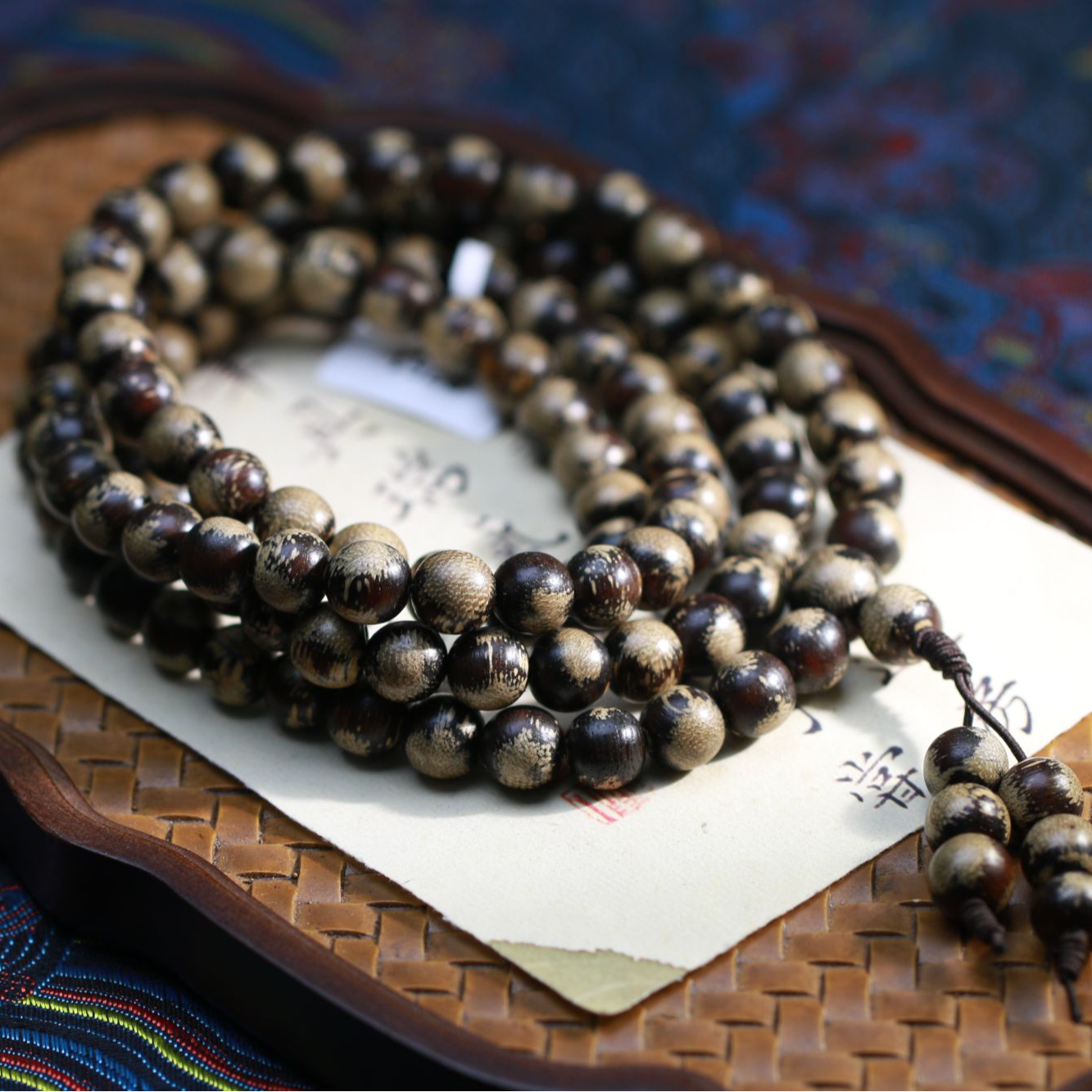 【曹总文玩】沉香木串（多样性发其一)P751