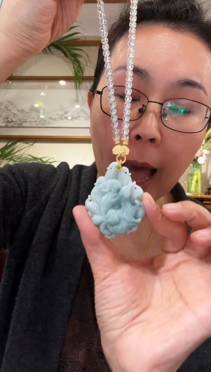 【闪购商品】翡翠颈饰未镶嵌国风