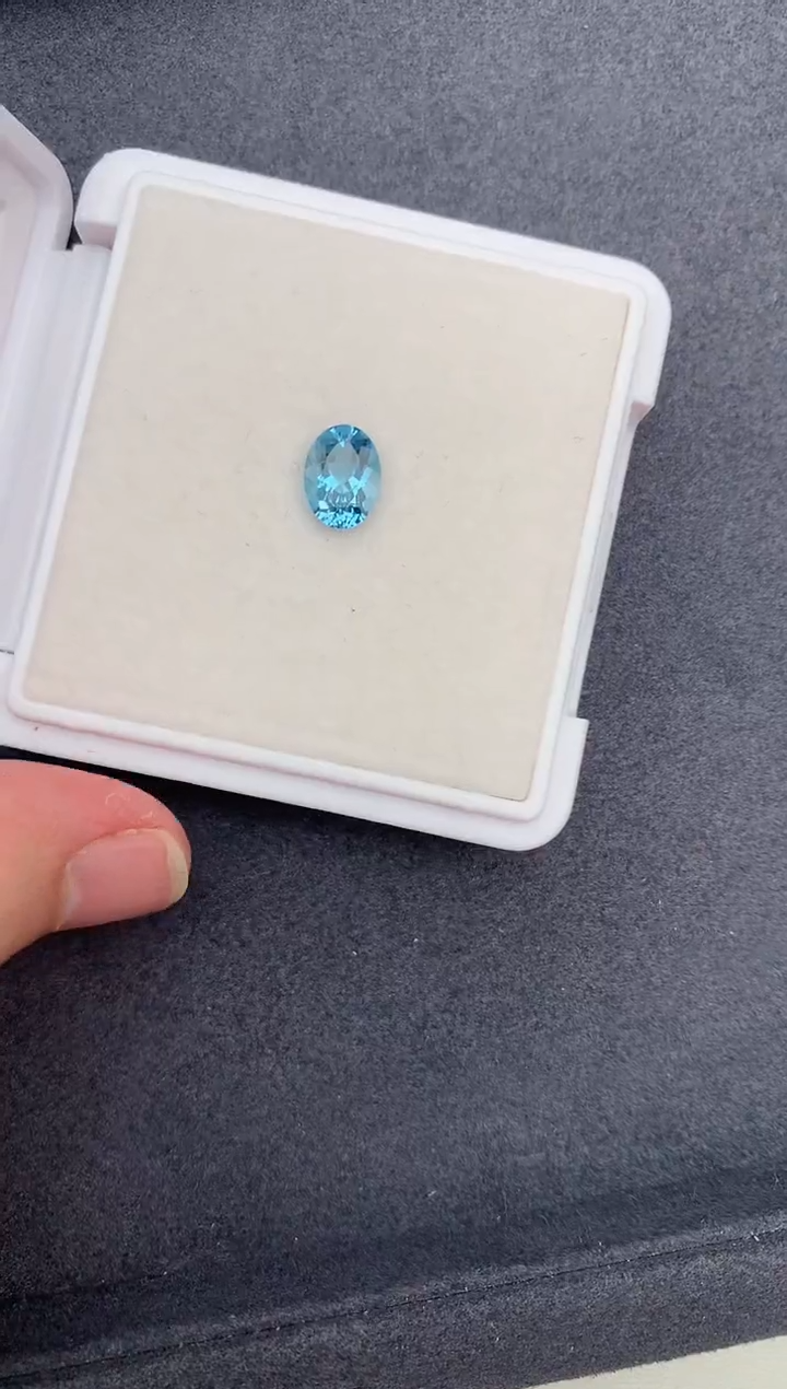 【闪购商品】海蓝宝石裸石未镶嵌1.4ct海蓝宝