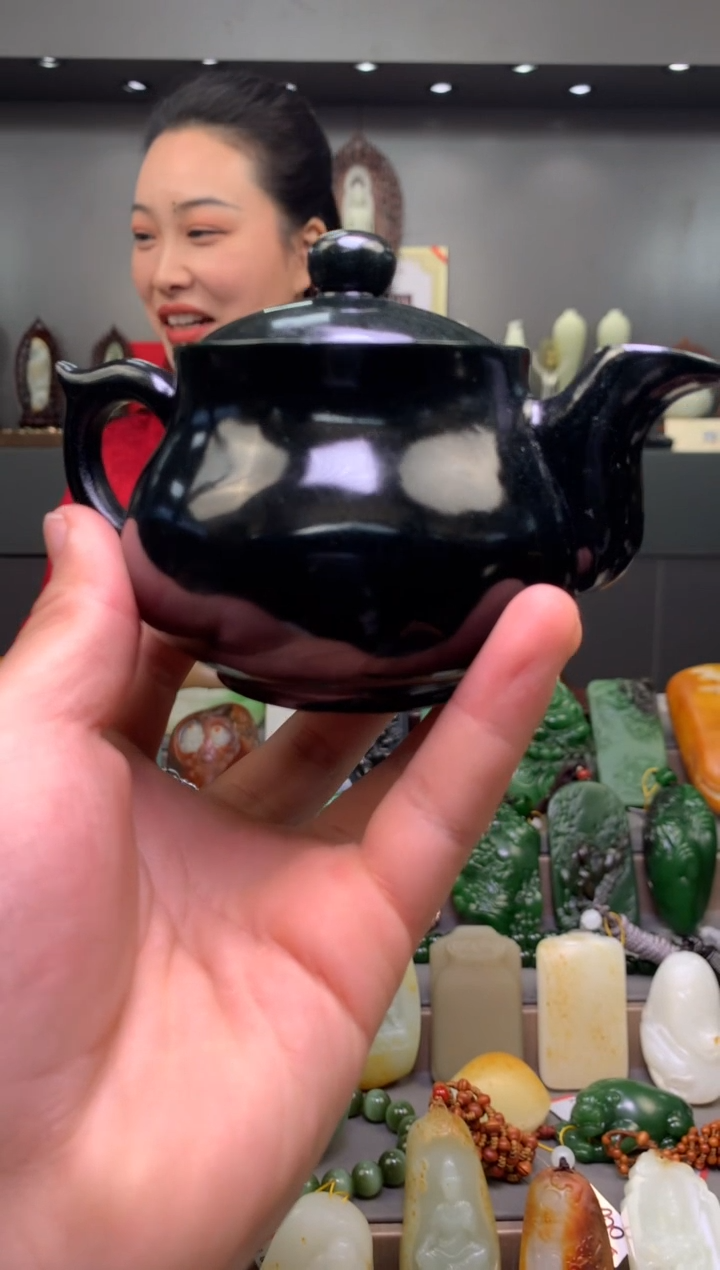 【闪购商品】和田玉茶壶未镶嵌茶壶1
