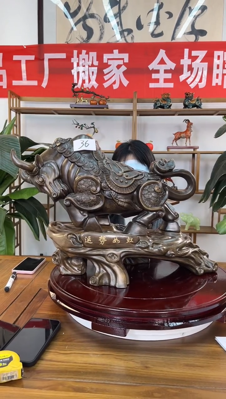 树脂仓库搬家摆件清36