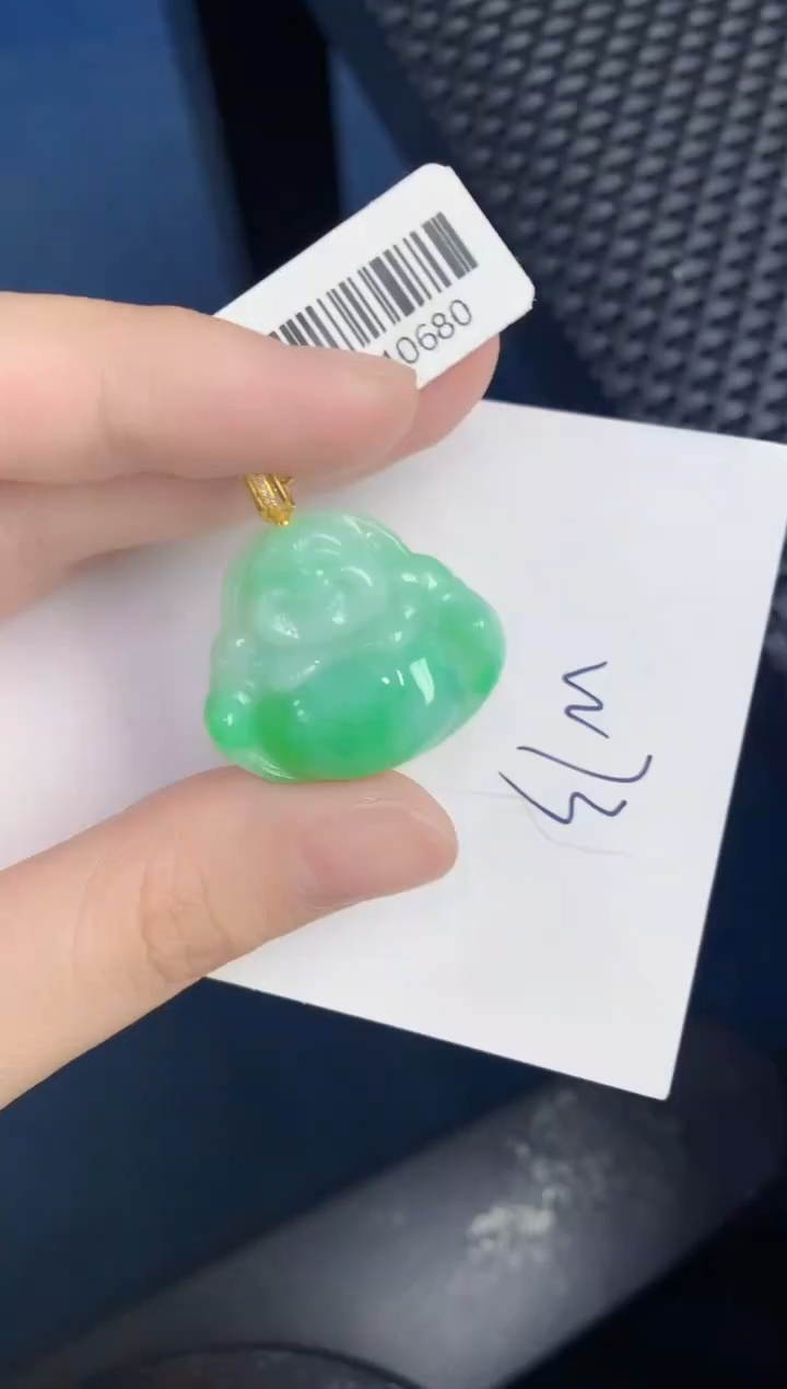 【闪购商品】翡翠颈饰18K金镶嵌000000000