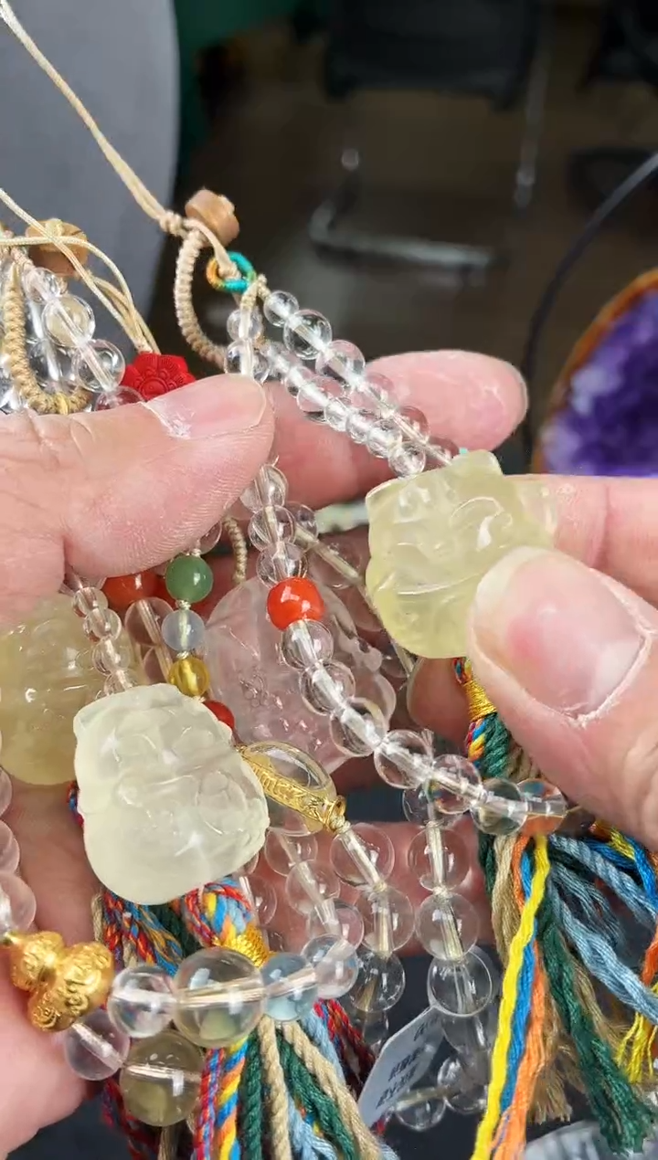 未镶嵌车挂水晶13多样性发其一