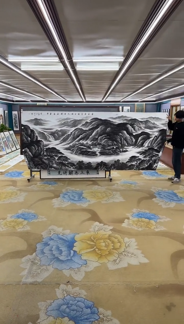 【闪购商品】绘画绘画Y-张伦玉-大丈二-山水画