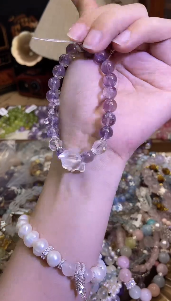 水晶手链未镶嵌246手串