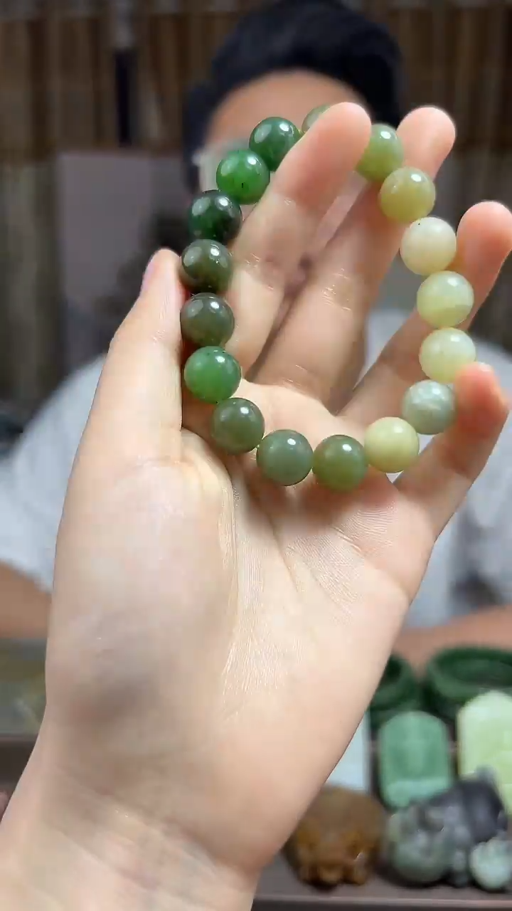 和田玉未镶嵌颈饰挂件12MM