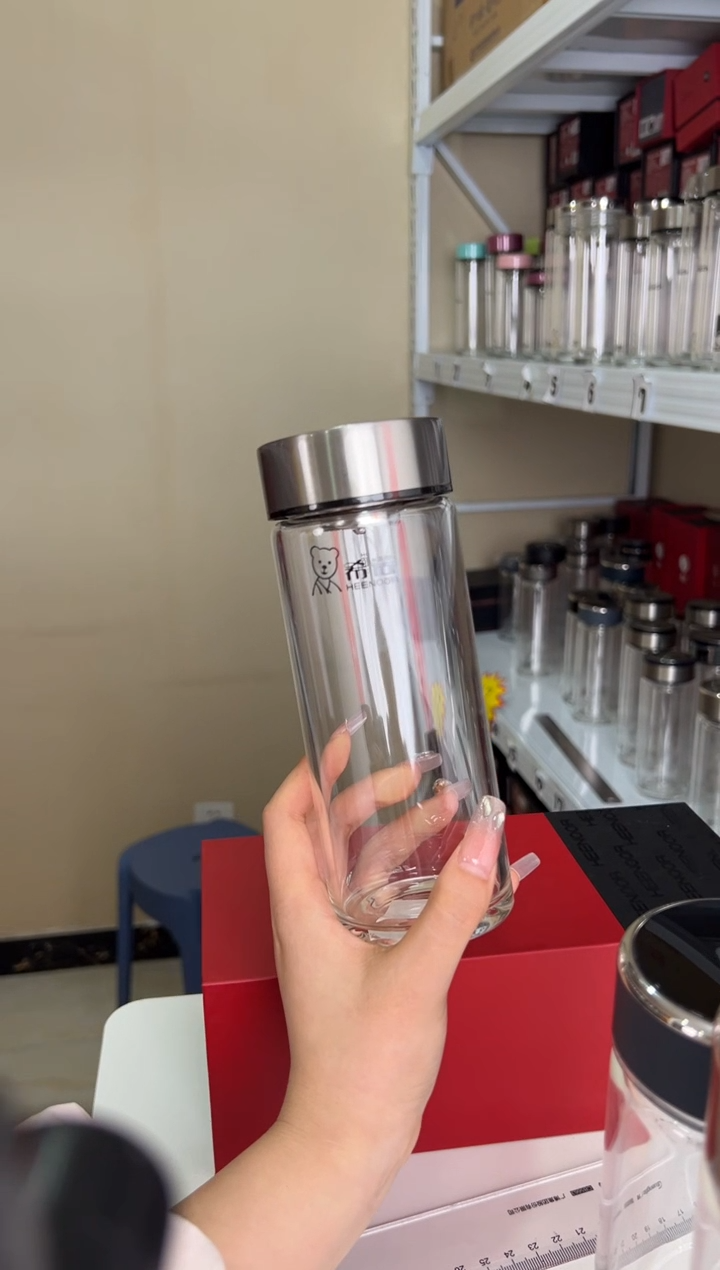 【闪购商品】茶杯高硼硅单层400ml高硼硅