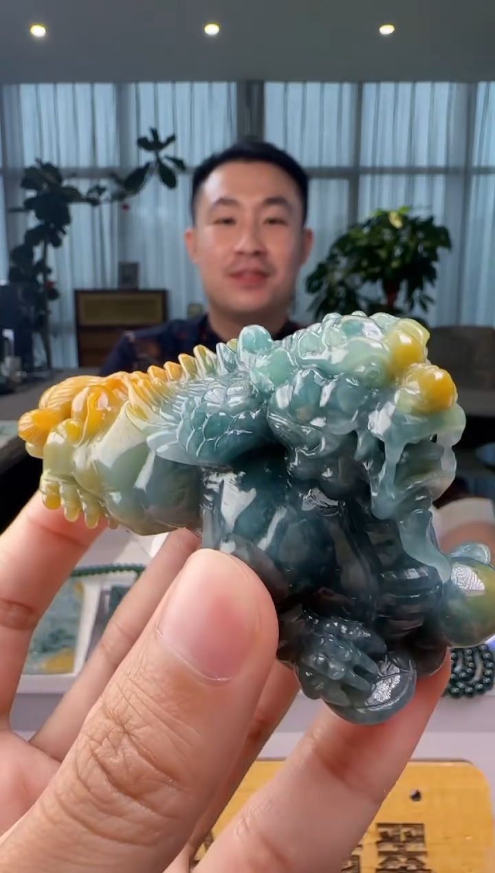 翡翠摆件未镶嵌XM@@960Q7J04362