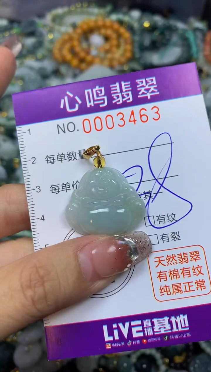 【闪购商品】翡翠颈饰未镶嵌闪购003463