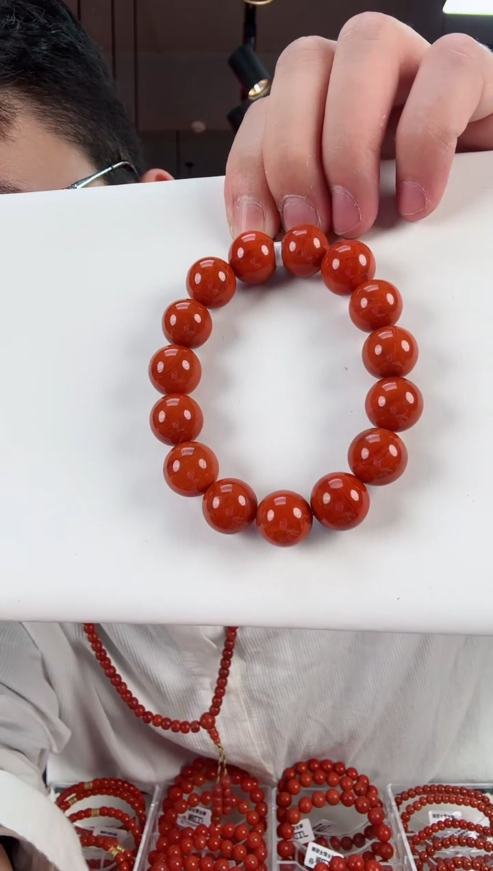 【闪购商品】南红玛瑙瓦西手串14+未镶嵌一个/条