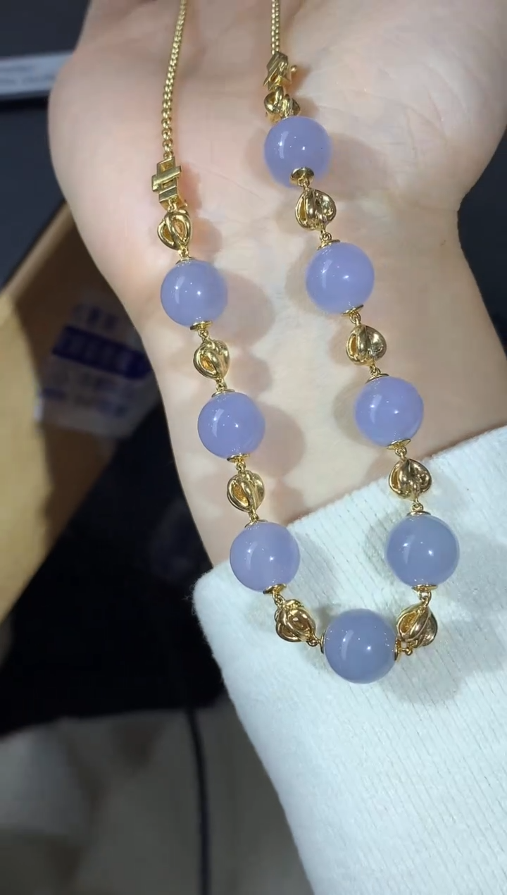 【闪购商品】翡翠颈饰18K金镶嵌763--分单定金2万-总价41800