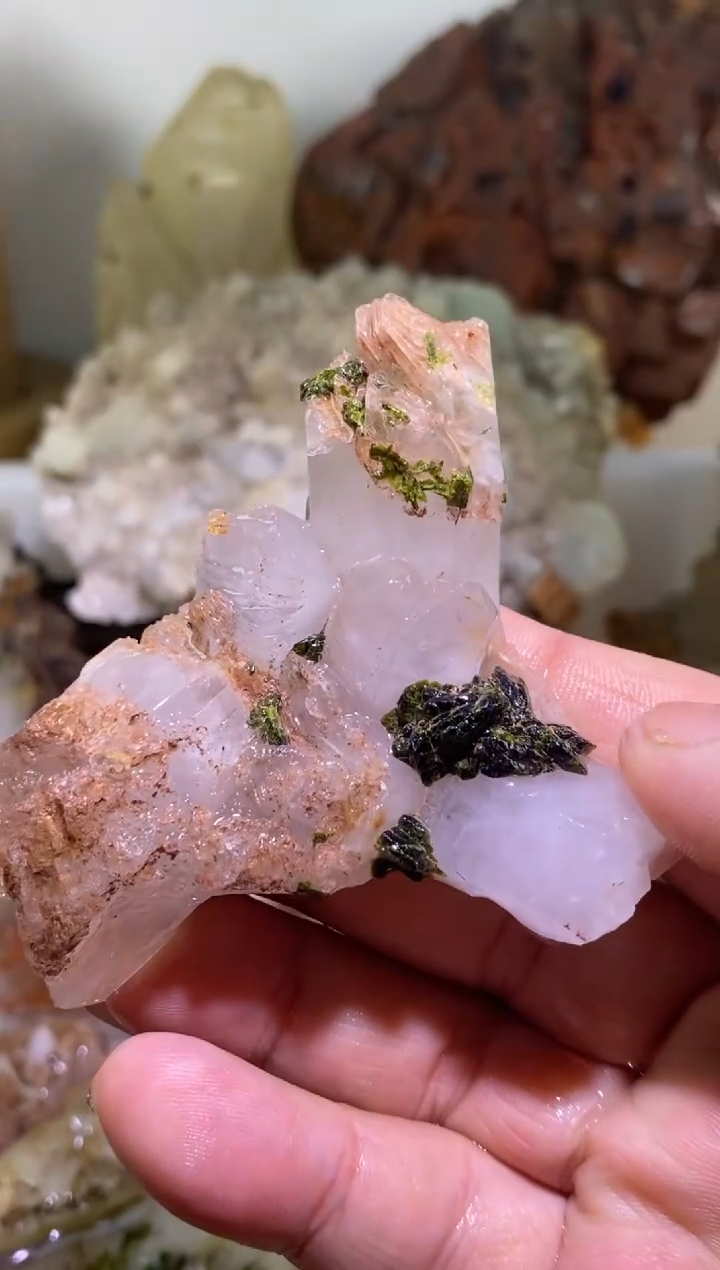 未镶嵌珠宝半成品水晶28号72g四川美姑超七花园水晶