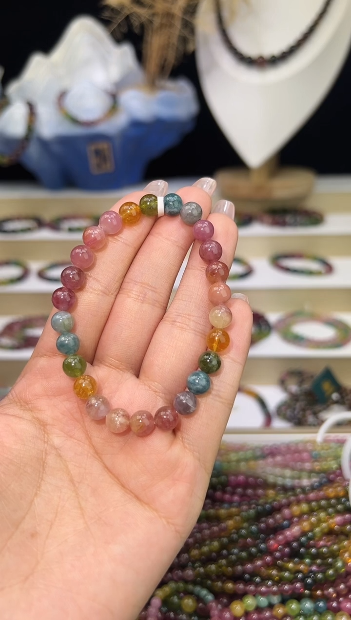 【闪购商品】碧玺/未镶嵌7mm+碧玺单圈多样性发货