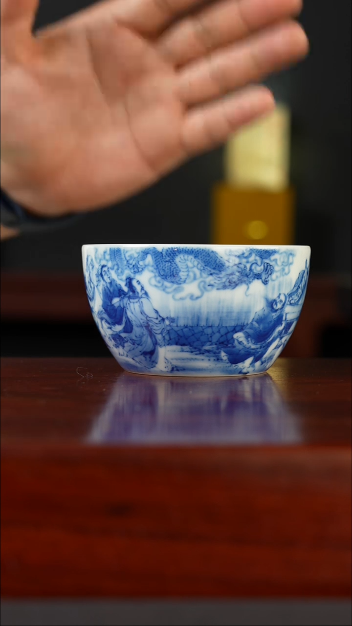 祖传窑真柴窑传承400年画龙睛主人杯