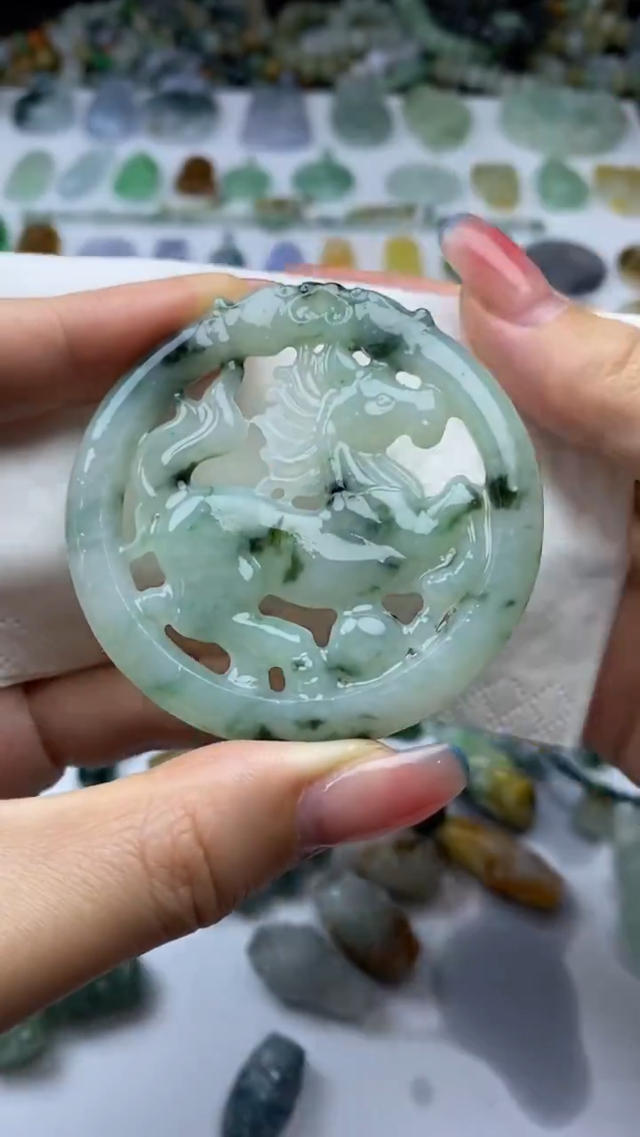 未镶嵌定制翡翠毛货定制不退不换