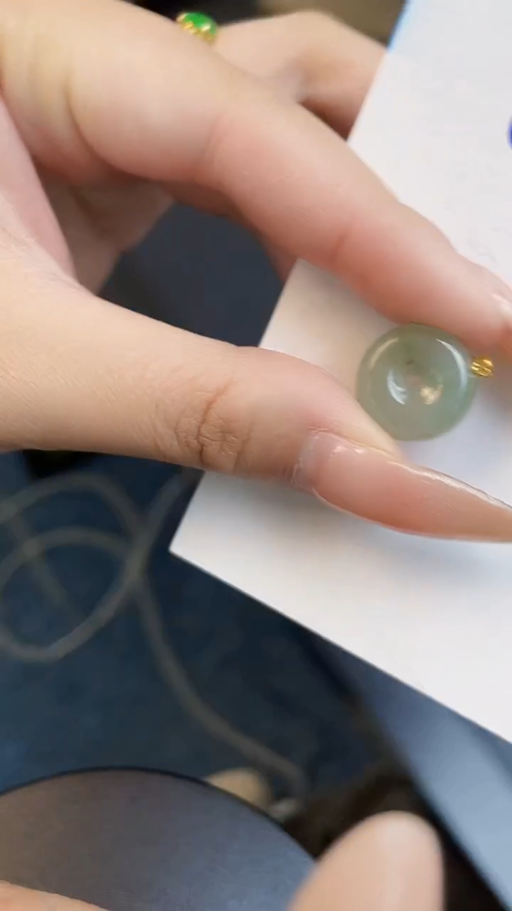 【闪购商品】翡翠颈饰18K金镶嵌00000000