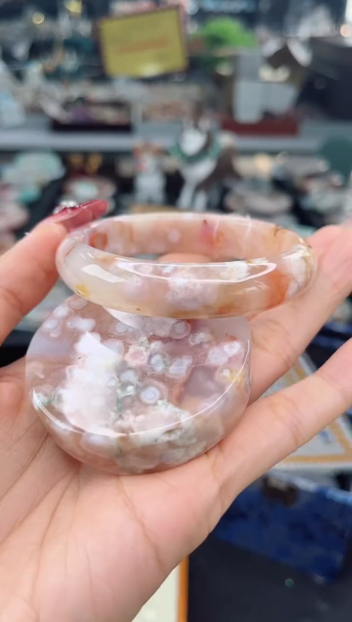 【闪购商品】石英质玉手镯未镶嵌56圈口（赠品镯心）6507052