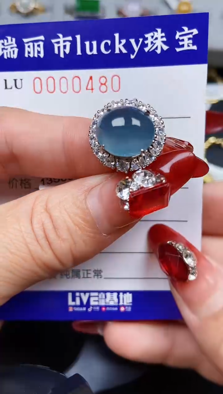 【闪购商品】翡翠颈饰银S925镶嵌0480