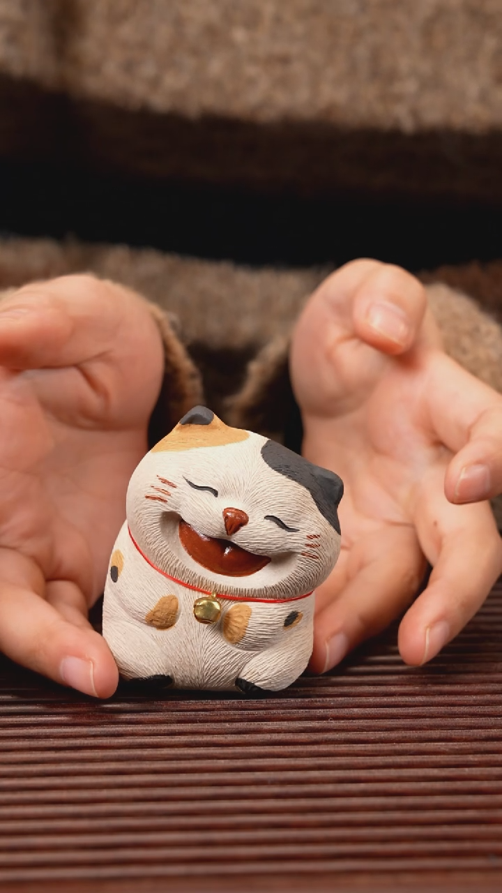 【闪购商品】紫砂茶宠笑口常开