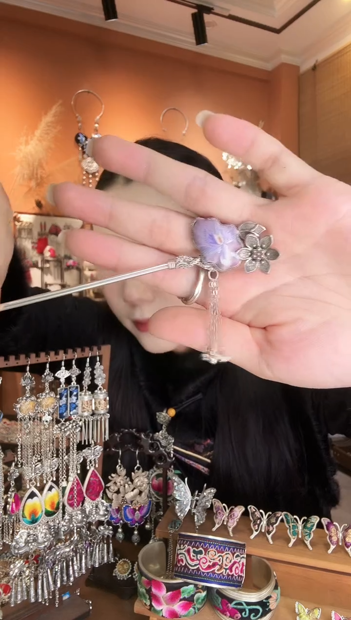 刺绣纯手工民族风发簪