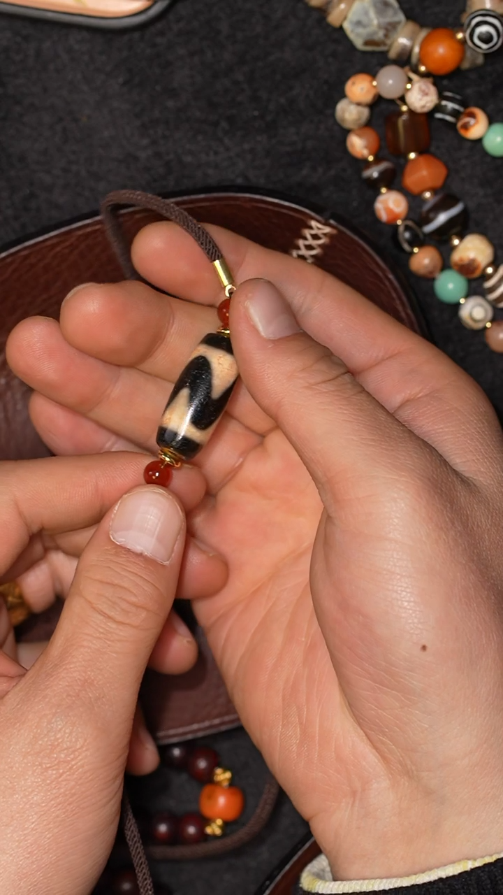 【闪购商品】玛瑙/玉髓颈饰未镶嵌冲赛康胡子哥，DIY一59