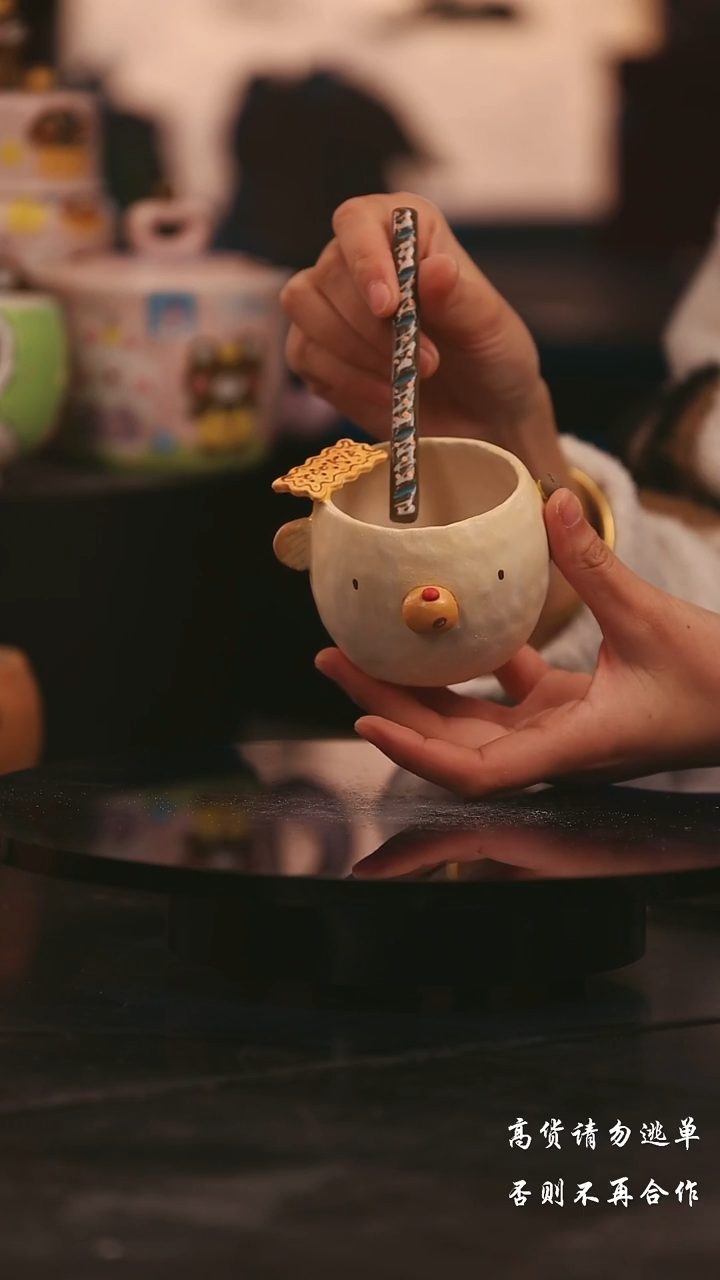 陶瓷景德镇可爱设计师款陶瓷 