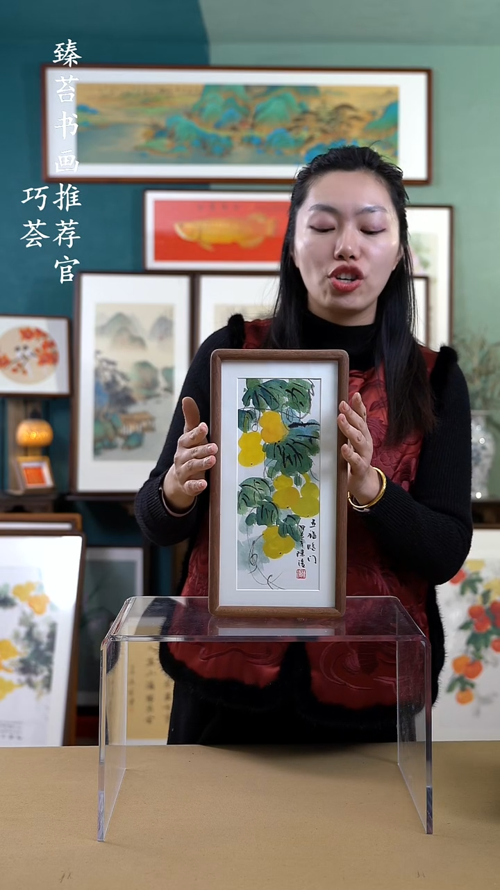 【闪购商品】国画1835葫芦 手写手绘摆台