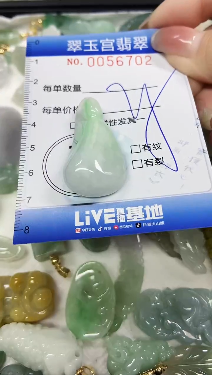 【闪购商品】翡翠颈饰未镶嵌闪购商品0056702