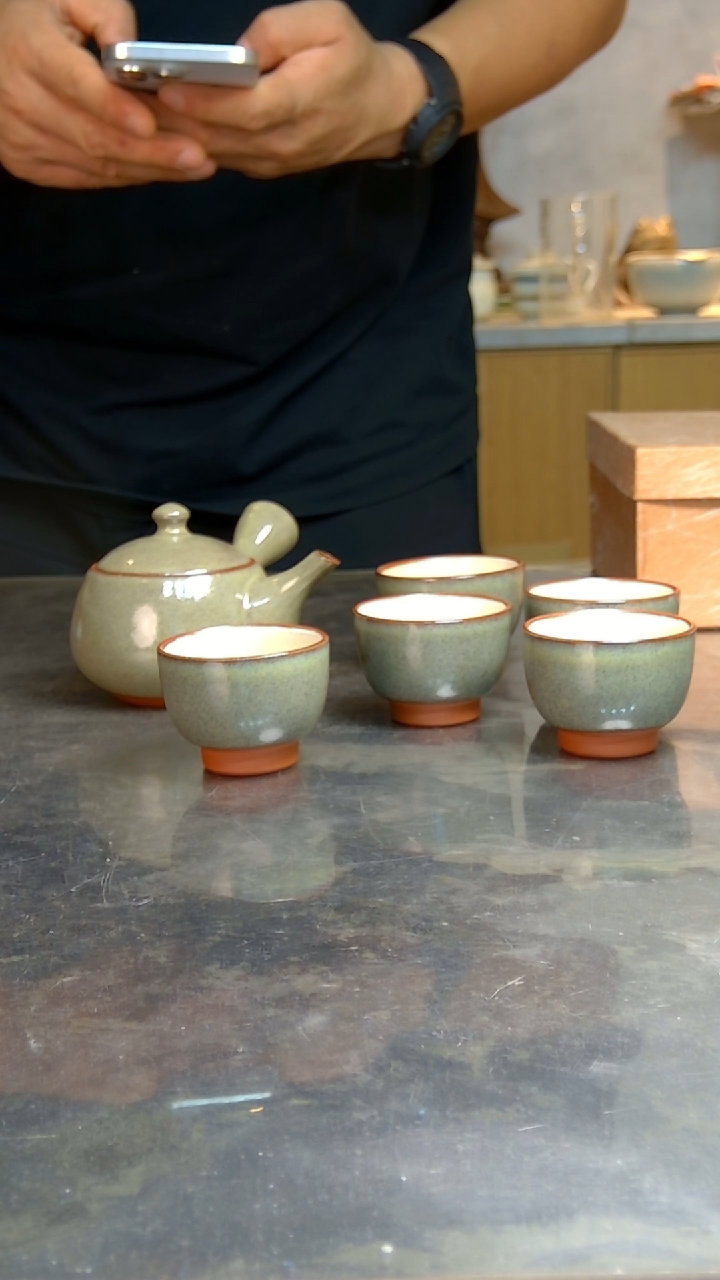 杨****训日本原产无名异烧套装