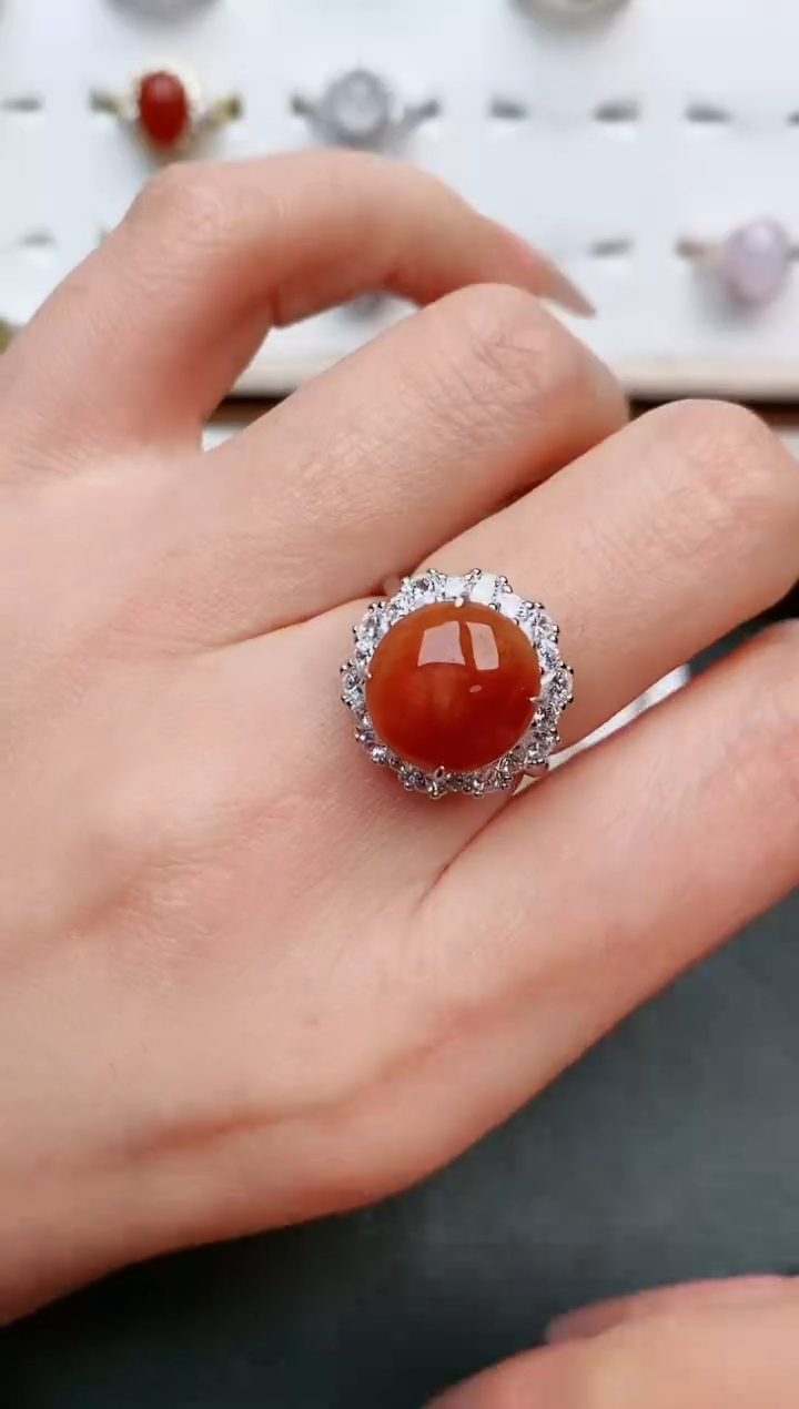 【闪购商品】翡翠戒指银S925镶嵌.....