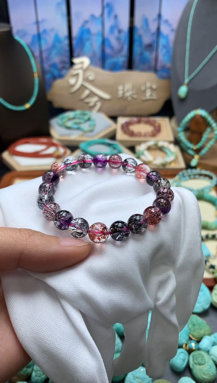 【闪购商品】水晶手链未镶嵌精品超七单圈手链