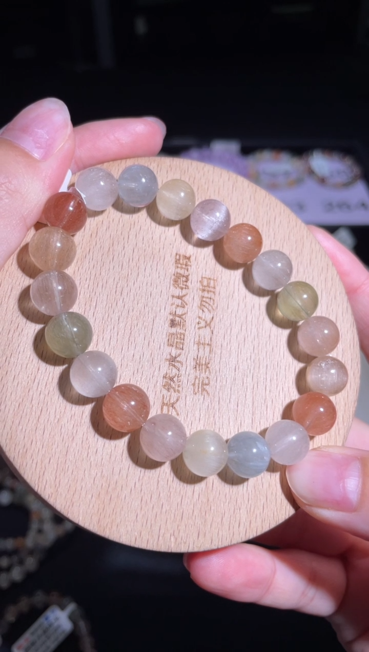 水晶手链未镶嵌261号多样性发货一M 10mm+