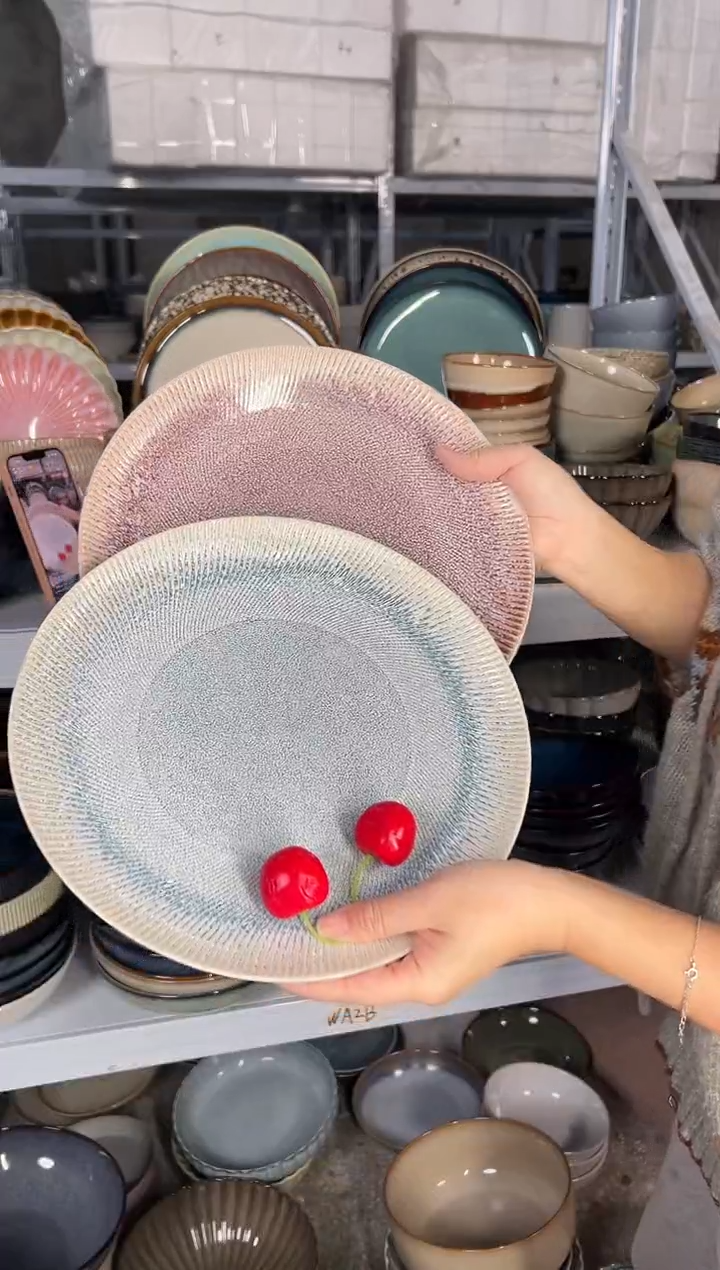 陶瓷外贸尾货瑕疵满20包邮X2大盘