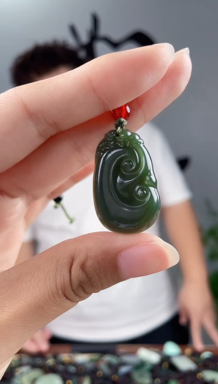 和田玉未镶嵌颈饰拍一发一，多样性发货