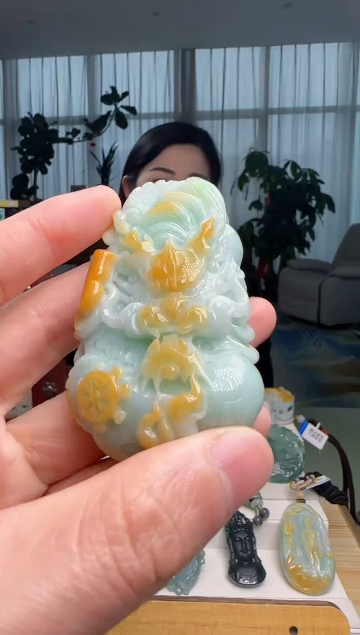 【闪购商品】翡翠颈饰未镶嵌DY@@960Q3J15857