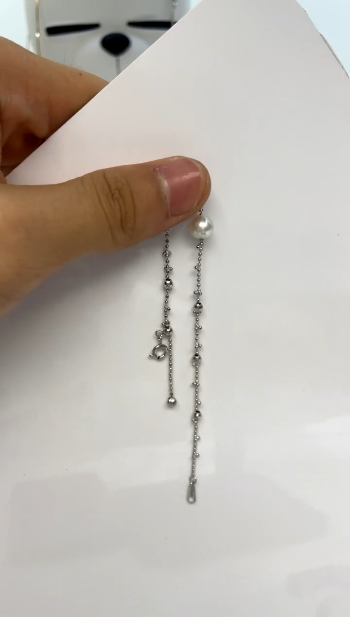 银S925镶嵌手绳海水珍珠7-8