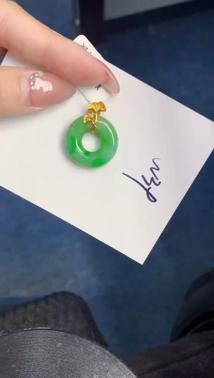 【闪购商品】翡翠颈饰18K金镶嵌000000000