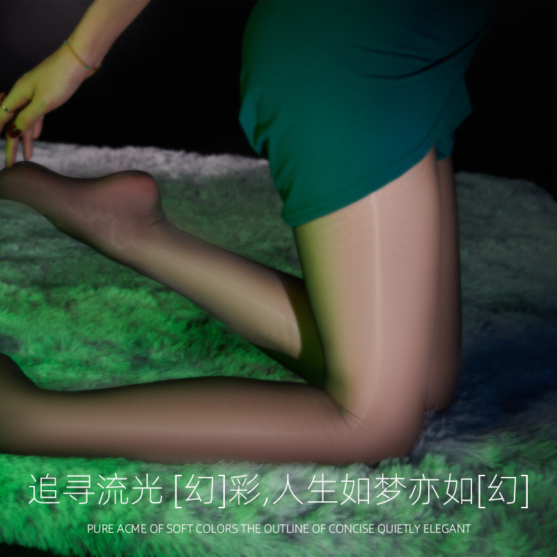 极光袜性感丝袜油亮马油袜