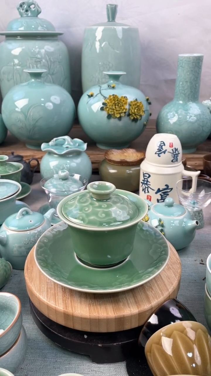 【闪购商品】特价 微瑕 慧仙青瓷